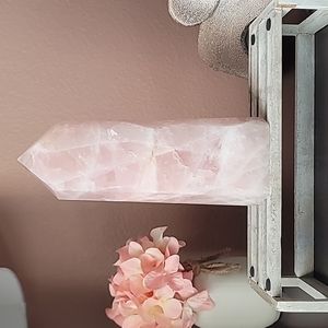 Mega rose quartz  tower